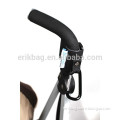 Baby Products Aluminum Stroller Hook with PU leather strap